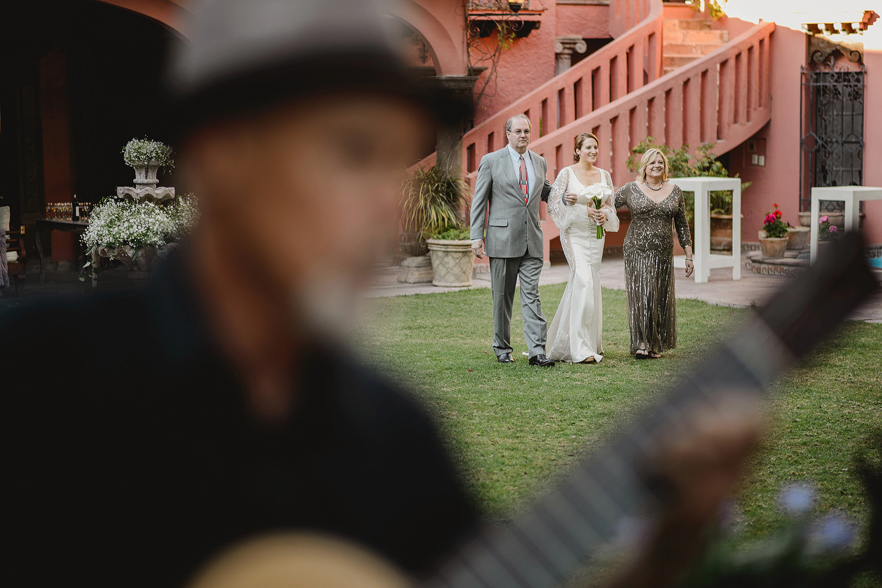 colorful destination wedding in mexico