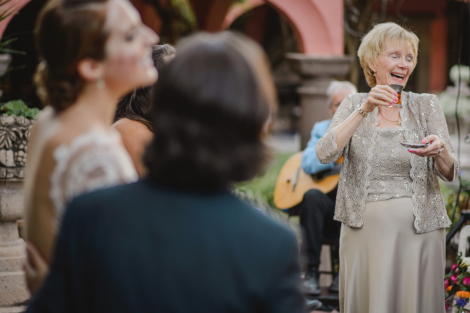colorful destination wedding mexico