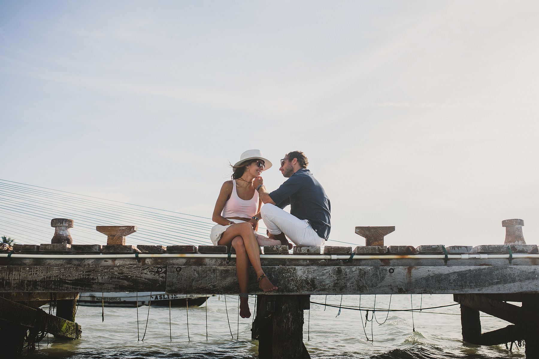 engagement session in holbox island