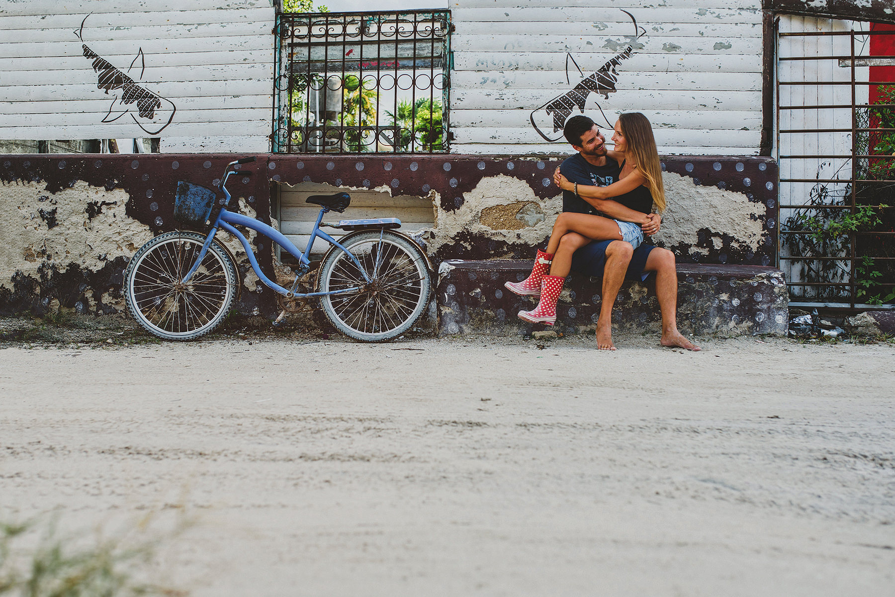 engagement session in holbox island