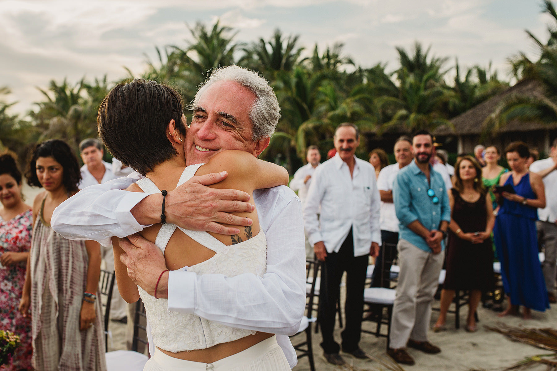 bohemian destination wedding in puerto escondido mexico