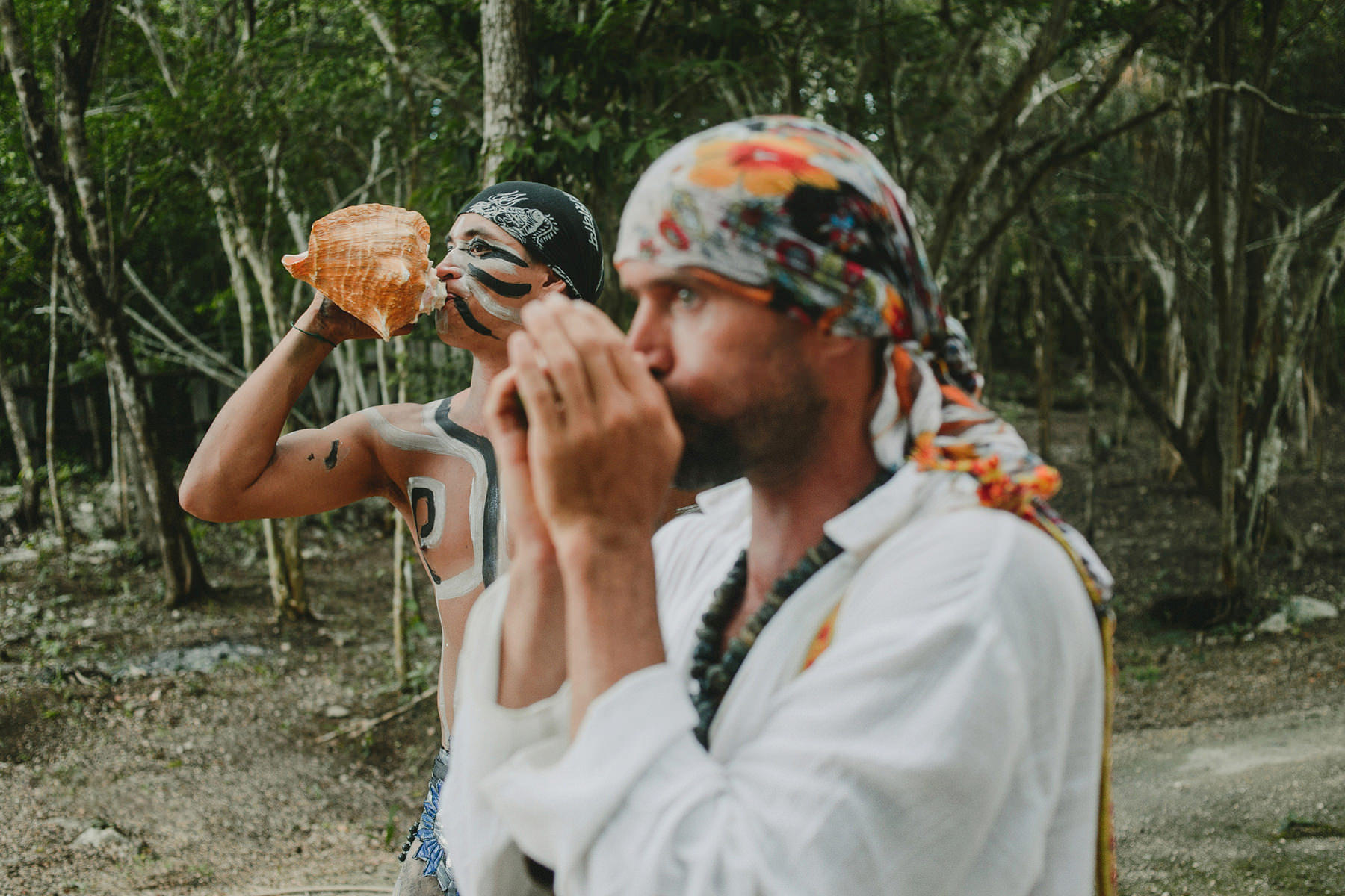 intimate mayan wedding cenote