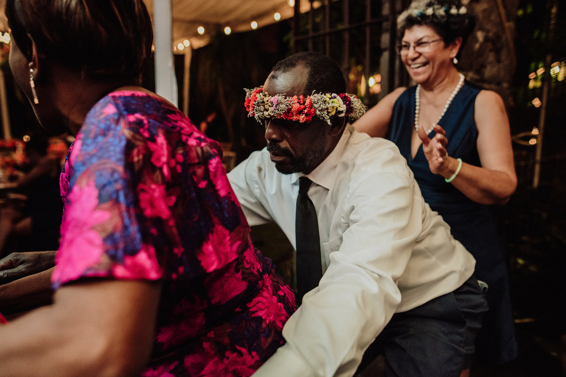 colorful wedding casa las tortugas