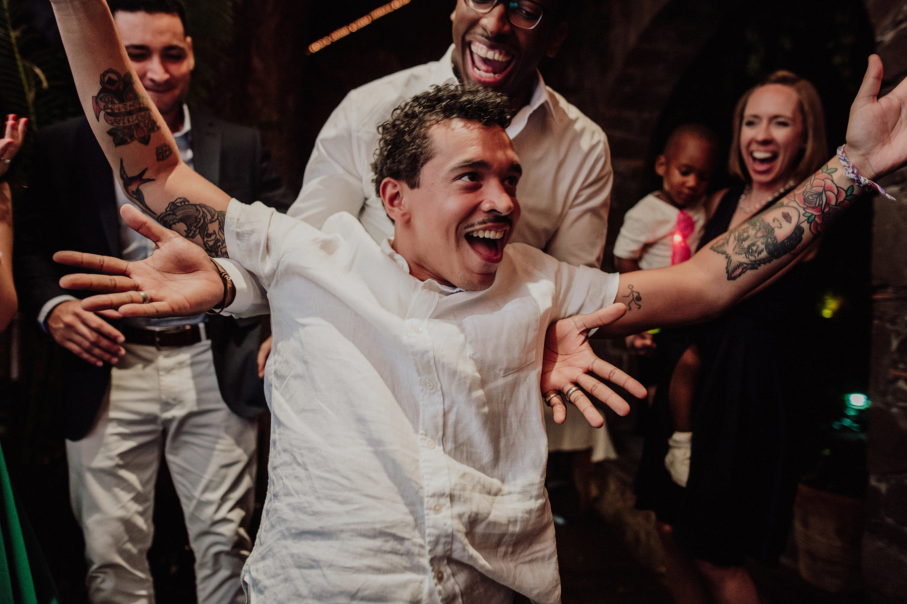 colorful wedding casa las tortugas