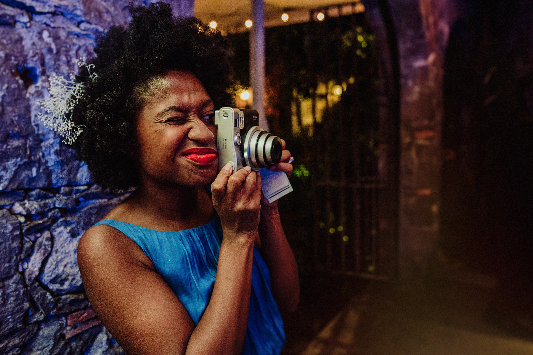 colorful wedding casa las tortugas