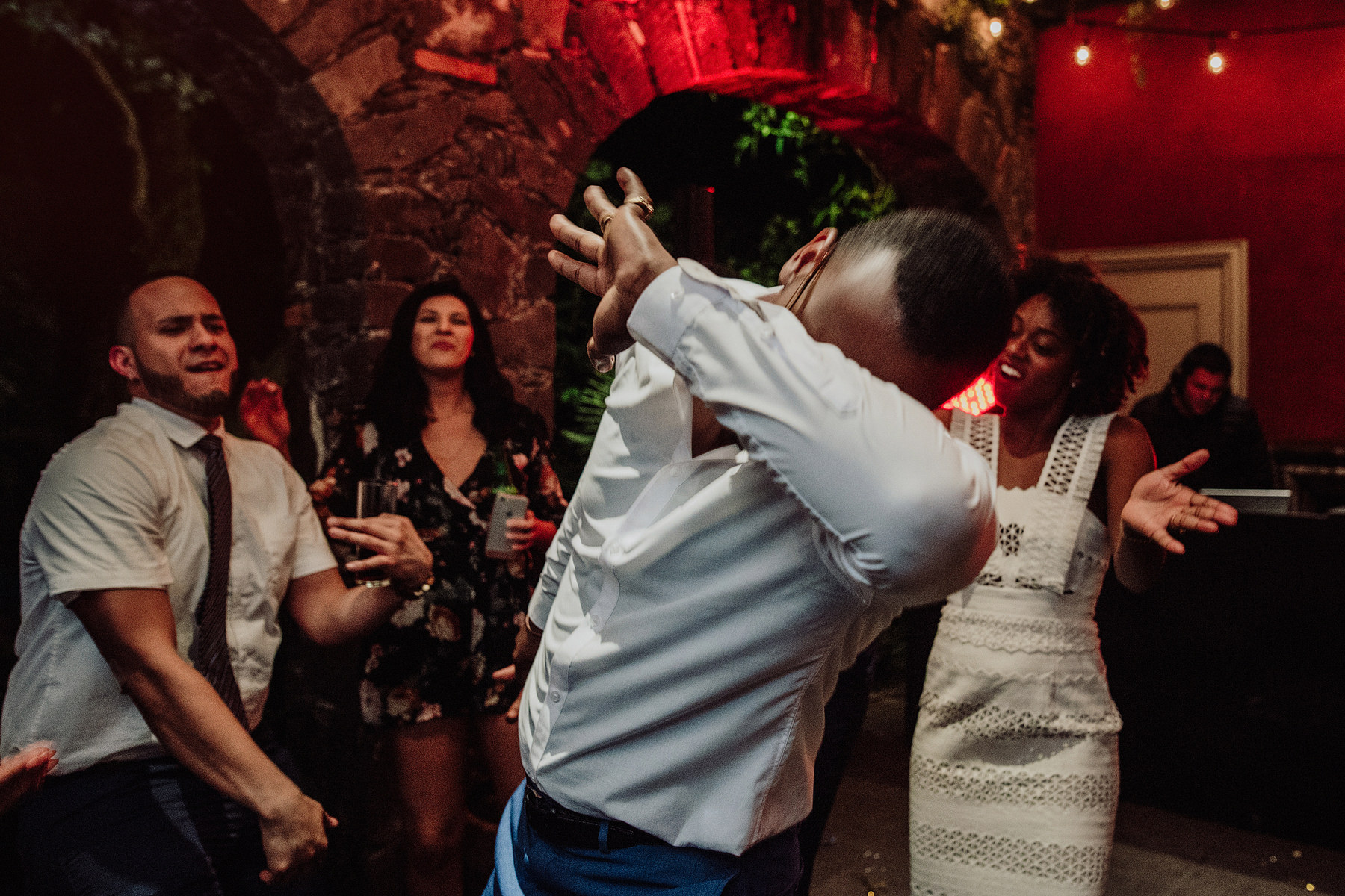 colorful wedding casa las tortugas