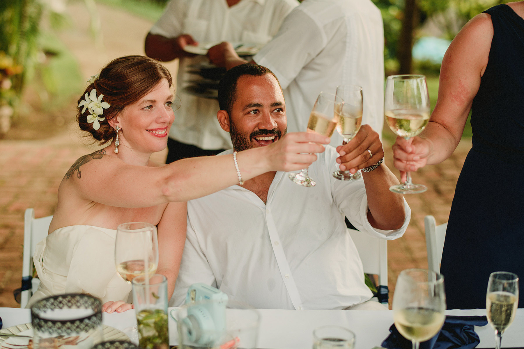 intimate wedding in villa amor