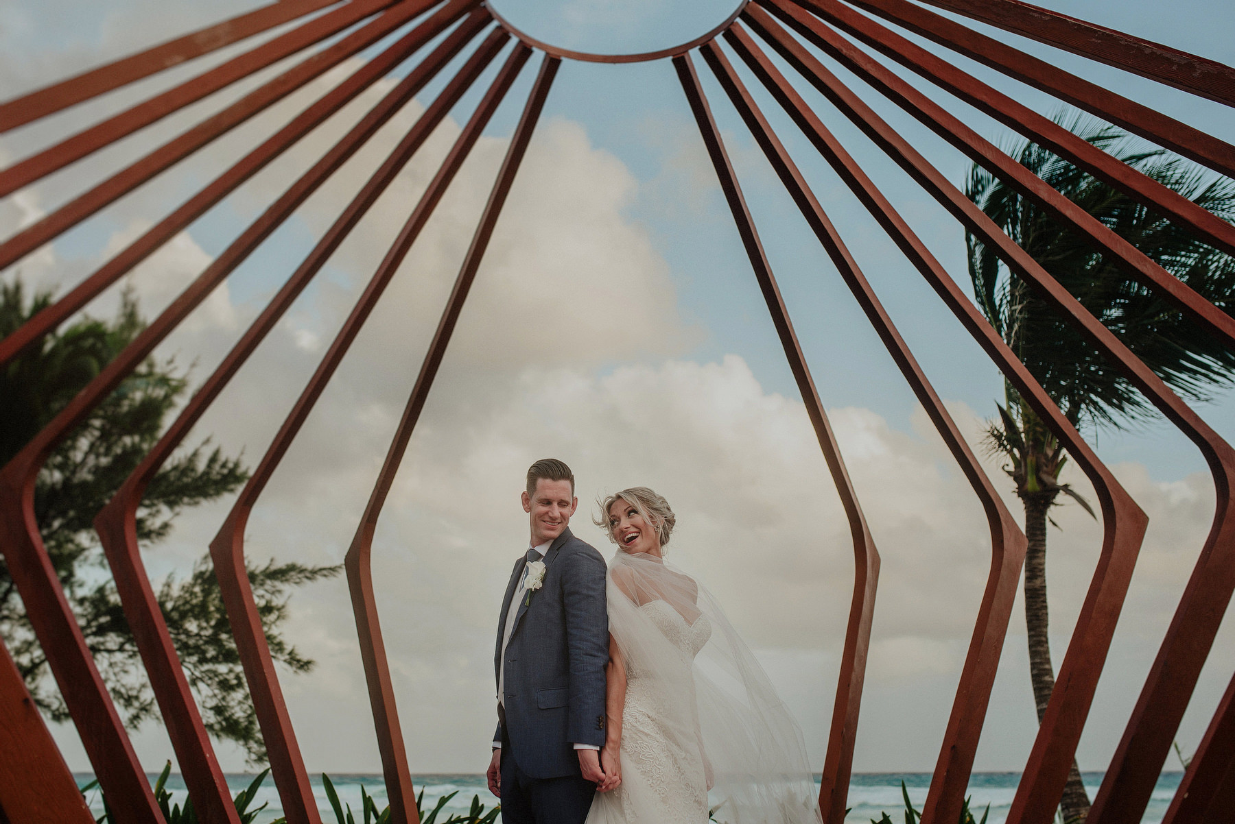 intimate wedding in azul fives