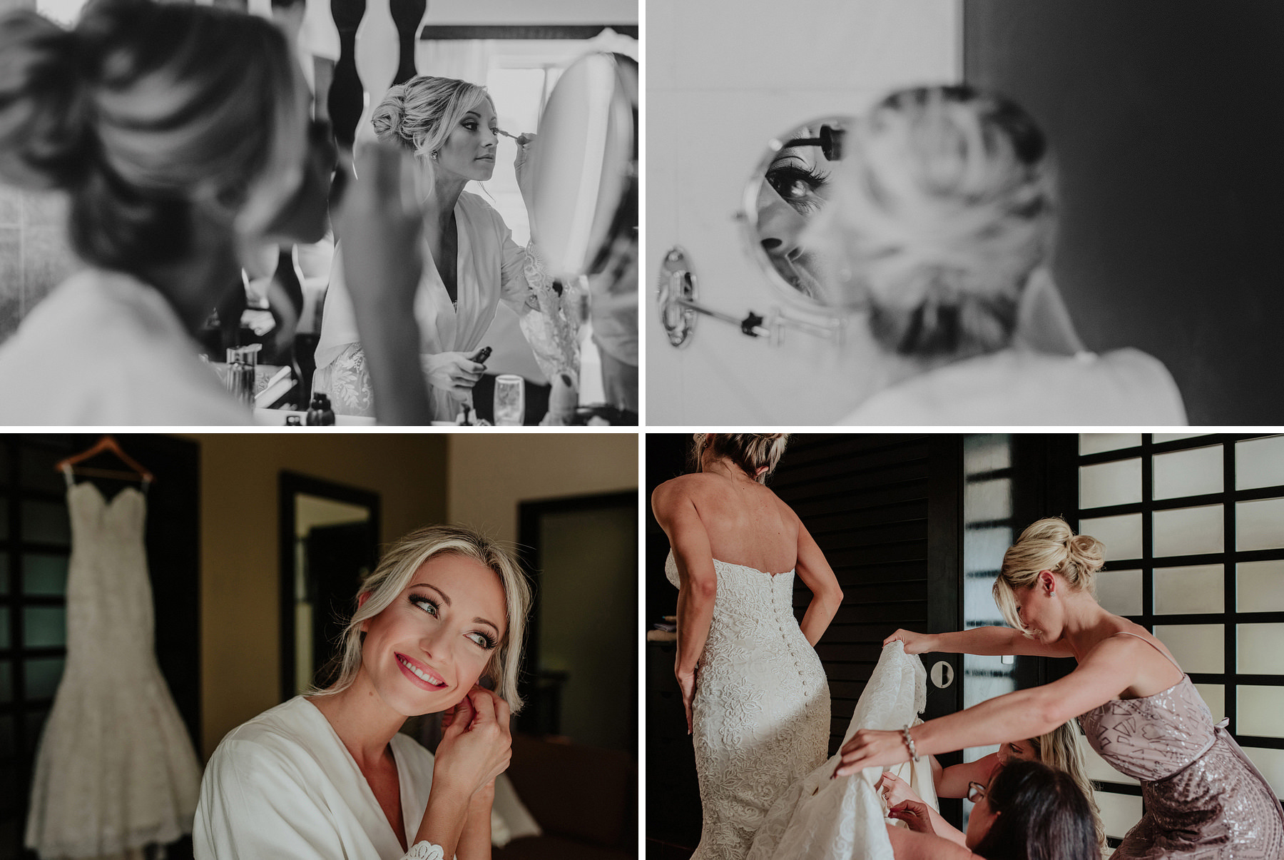 playa del carmen wedding in azul fives