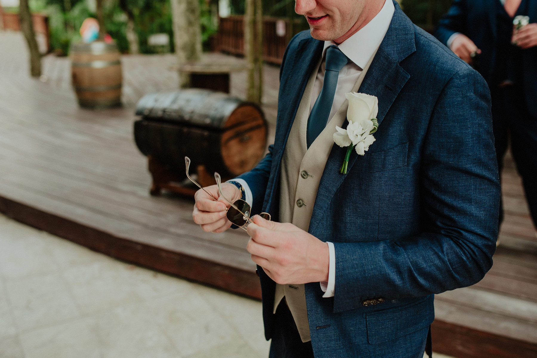 playa del carmen wedding in azul fives