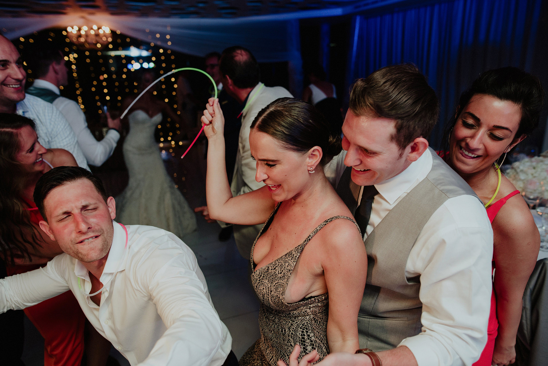 riviera maya wedding in azul fives