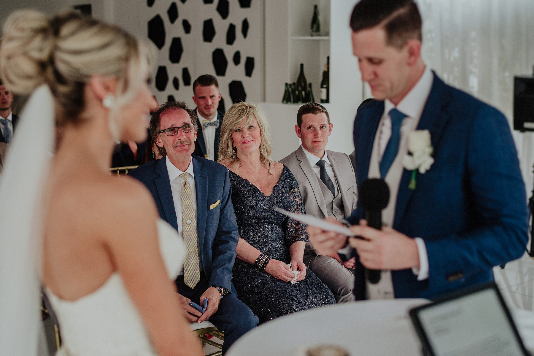 wedding in azul fives