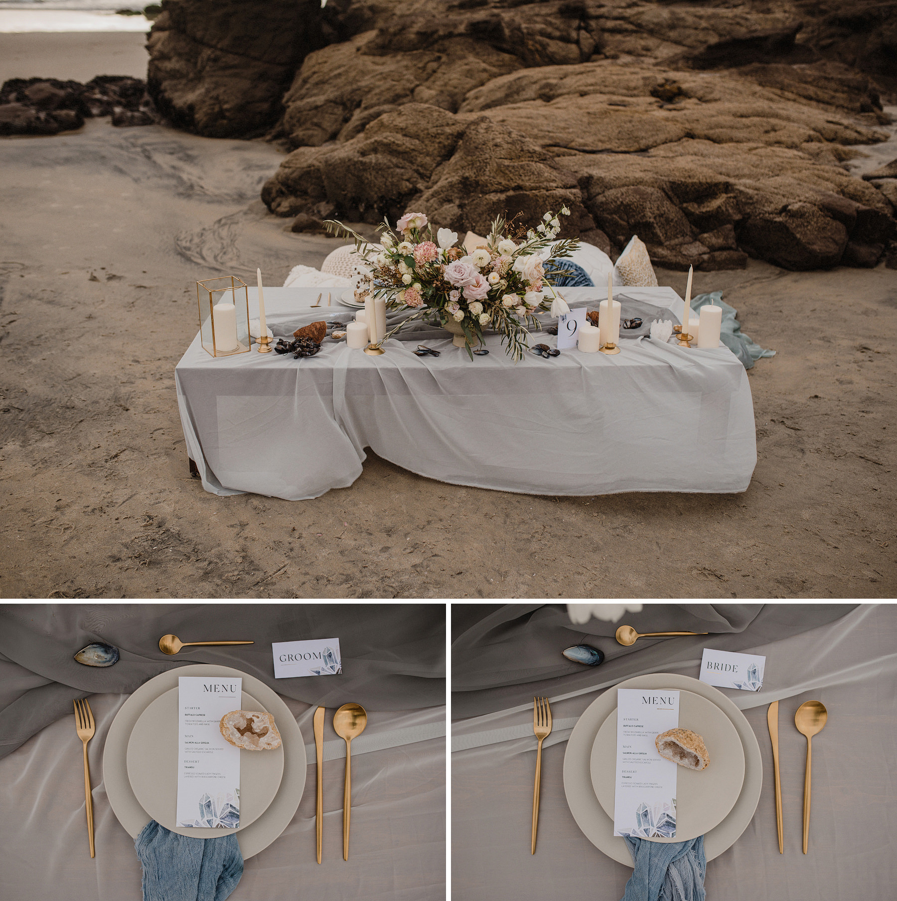 rosarito beach elopement inspiration