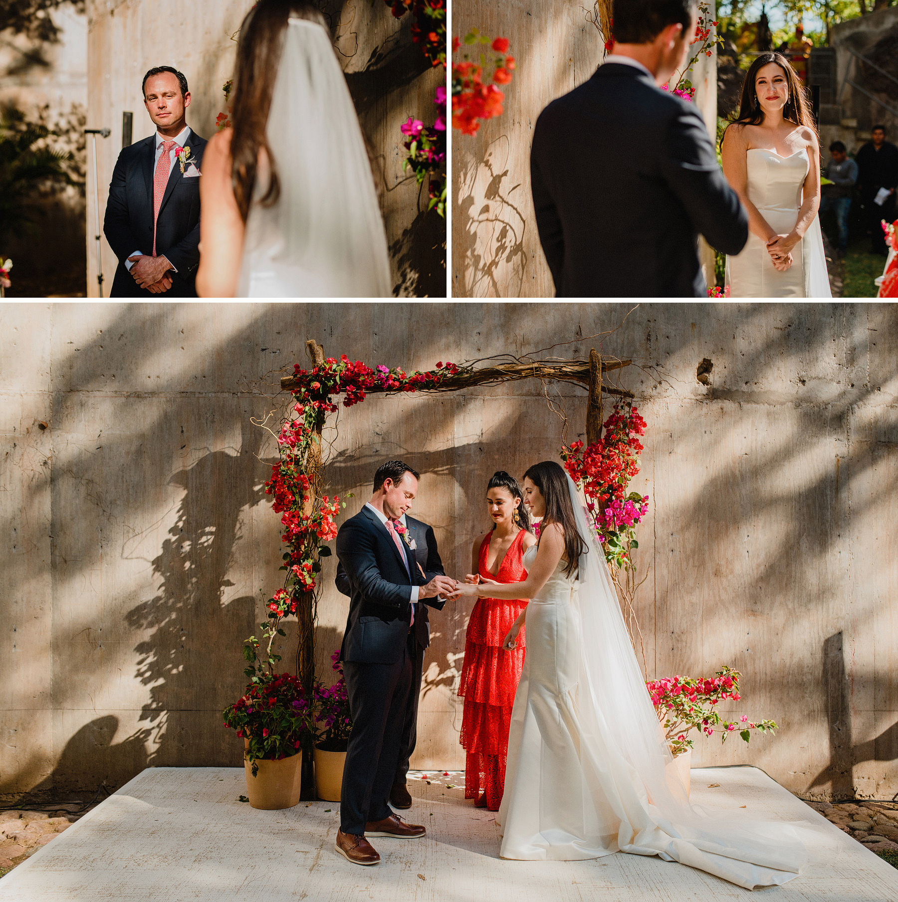 colorful wedding at jardin la morada