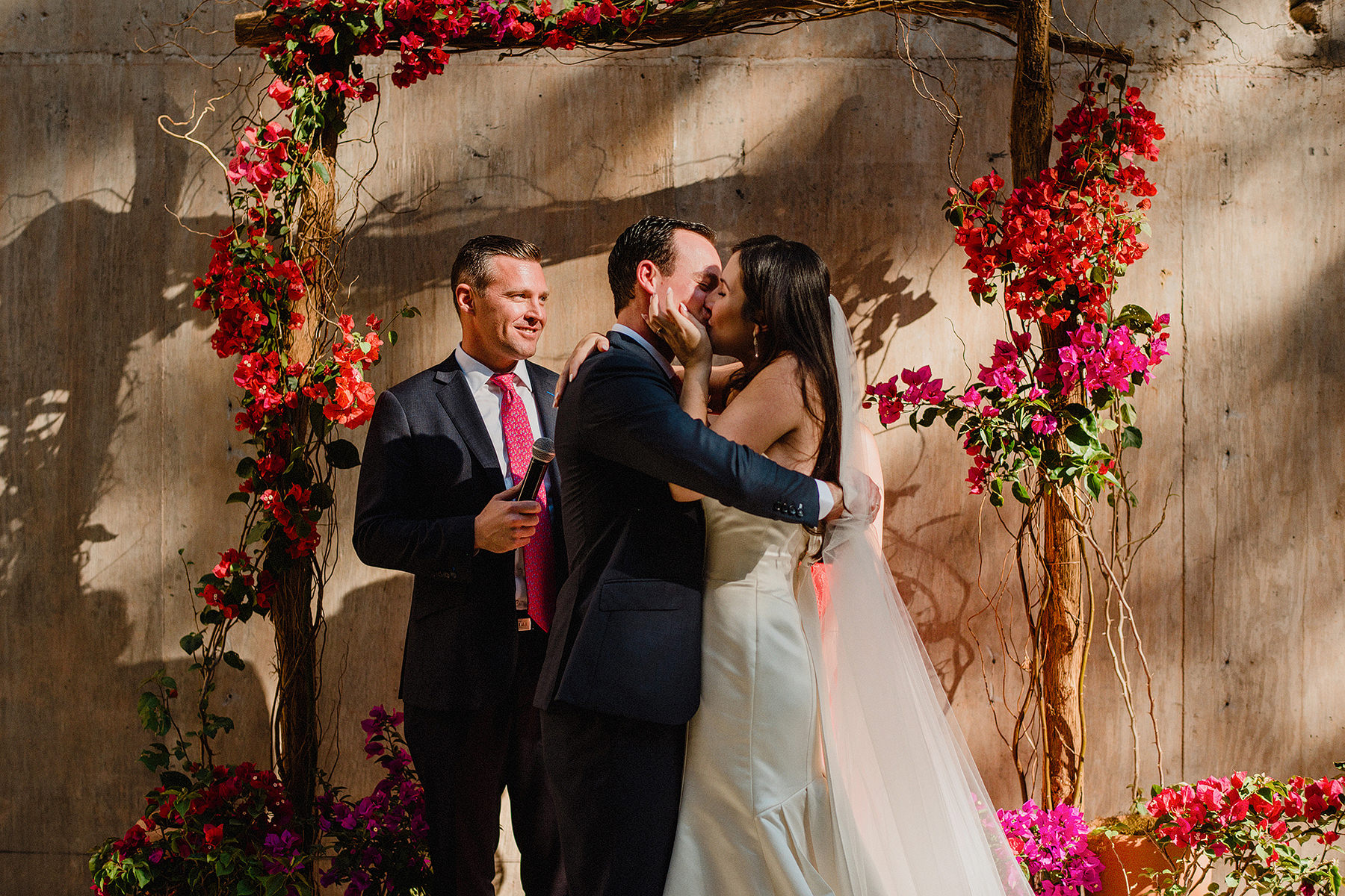 colorful wedding at jardin la morada