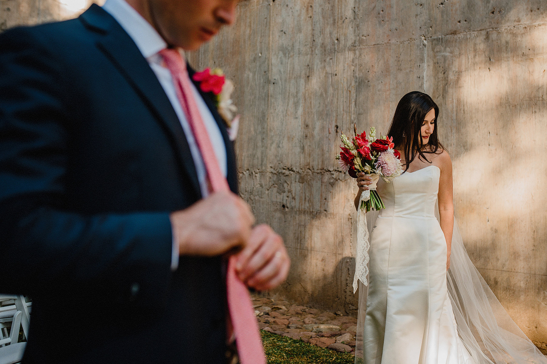 colorful wedding at jardin la morada