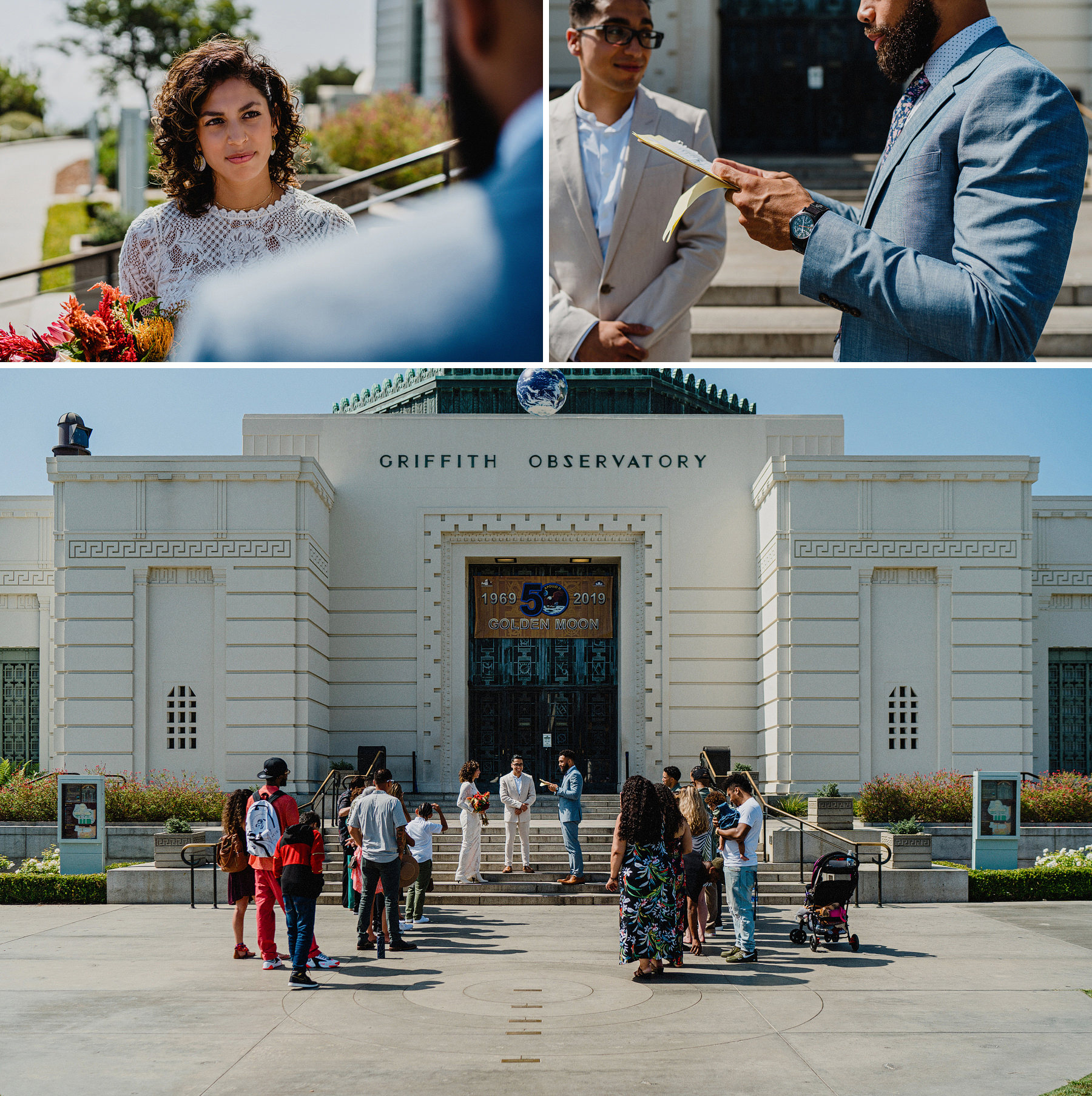early morning griffith park observatory elopement los angeles
