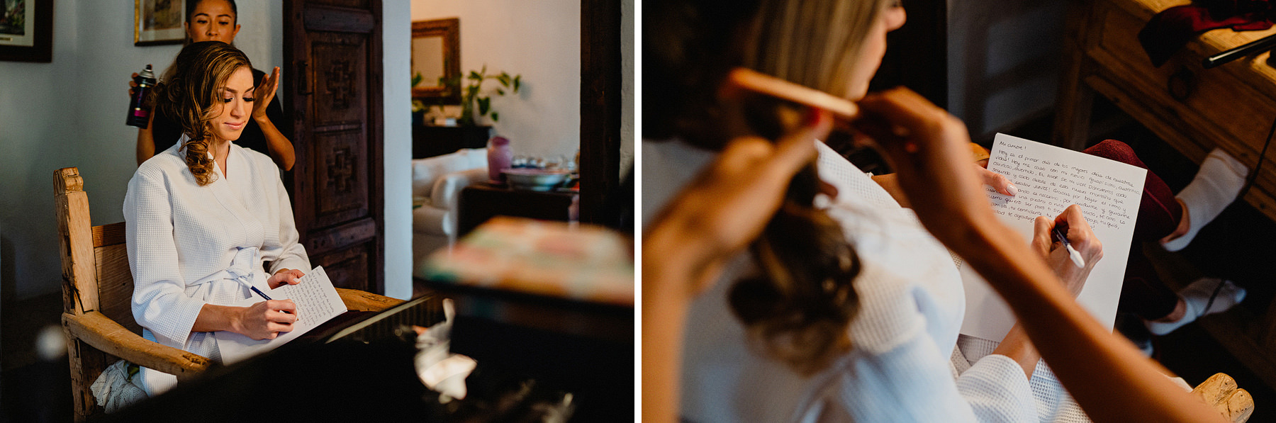 bohemian mexico destination wedding at cuartel santa maria in peña de bernal