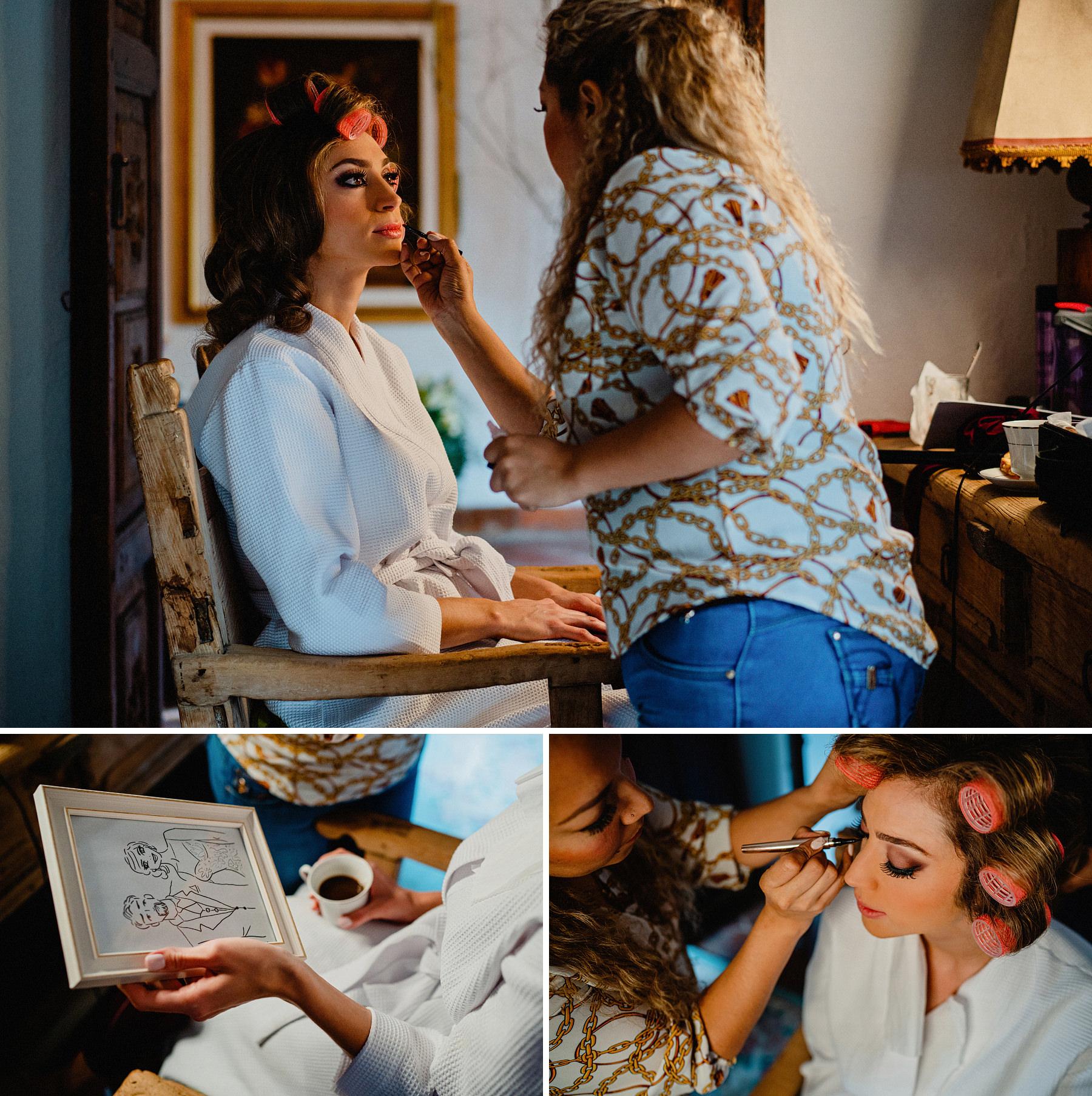 bohemian mexico destination wedding at cuartel santa maria in peña de bernal