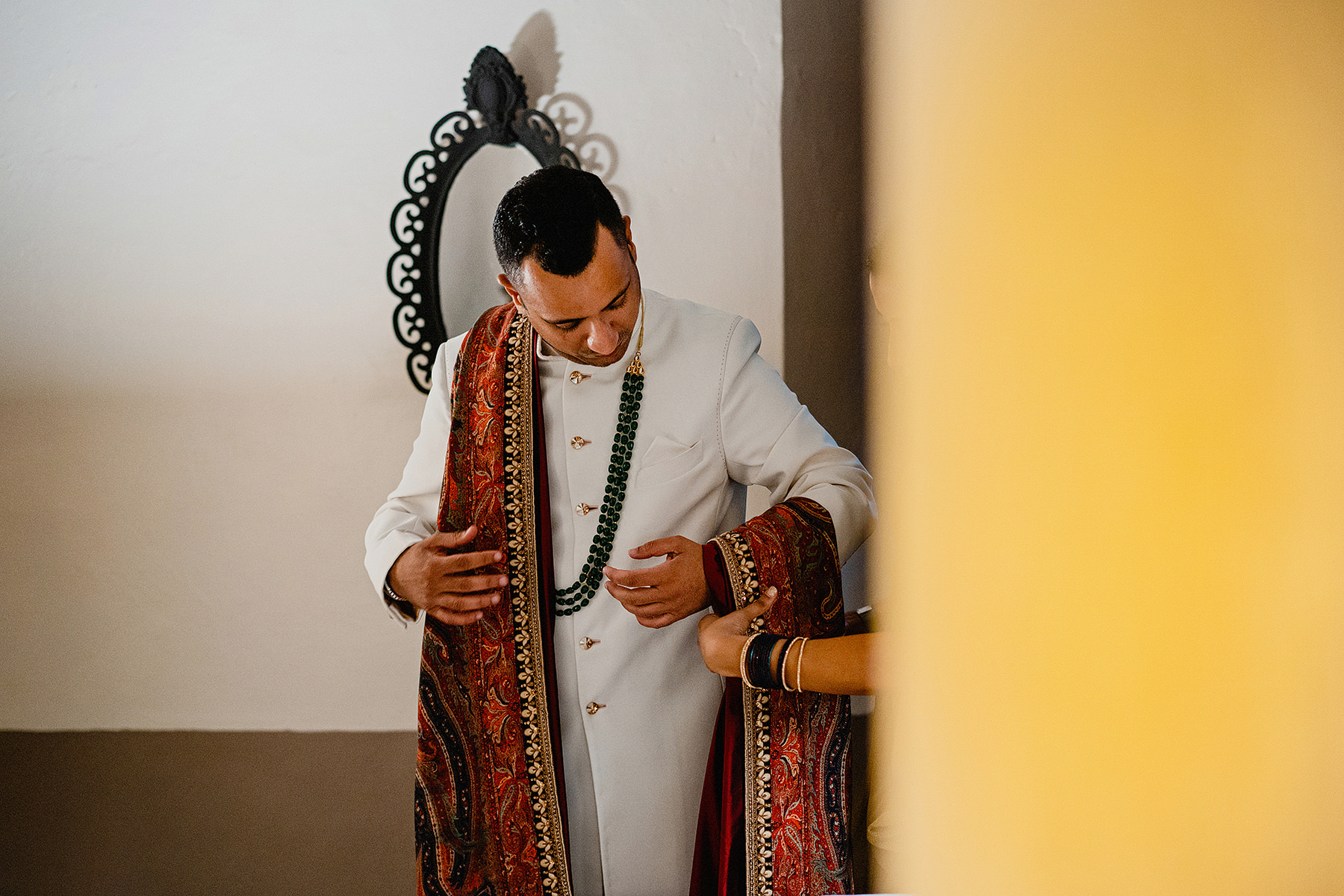 indian mexican wedding hacienda uayamon campeche