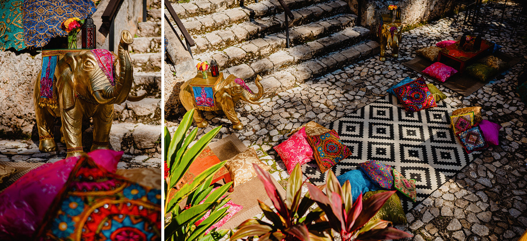 unique same-sex indian mexican destination wedding at hacienda uayamon in campeche