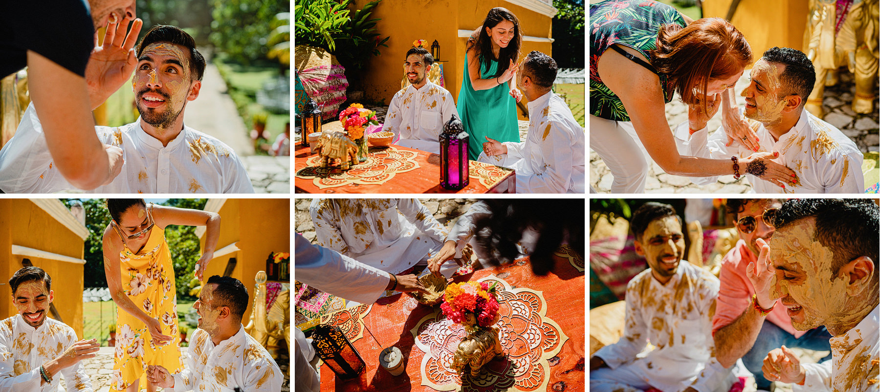 unique same-sex indian mexican destination wedding at hacienda uayamon in campeche