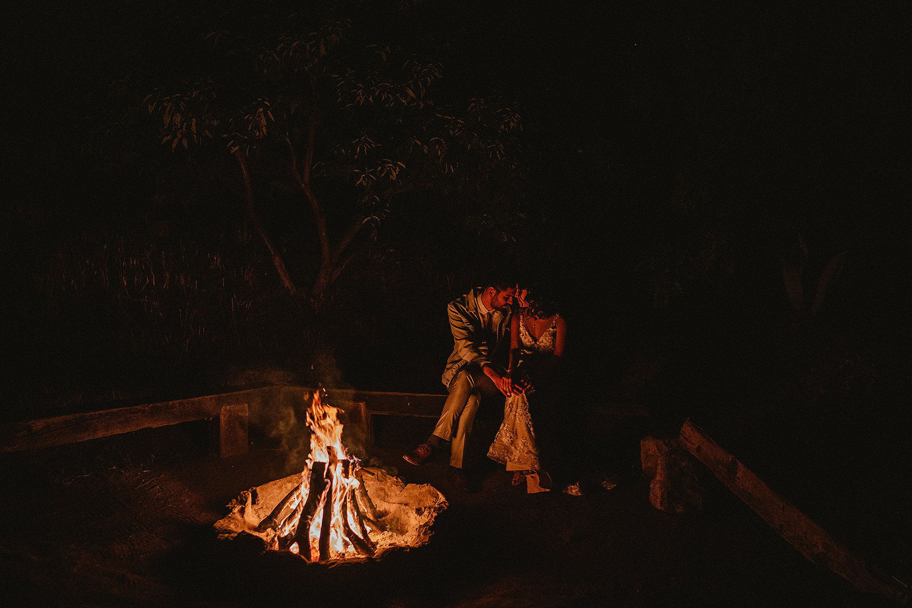 boda elopement en la posada en el potrero chico